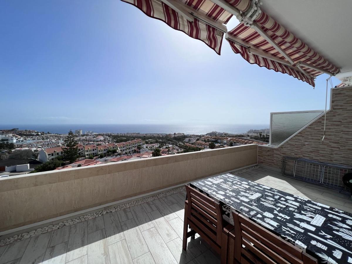 New Deluxe Stunned Seaview 2 Bed Apt Costa Adeje  Kültér fotó