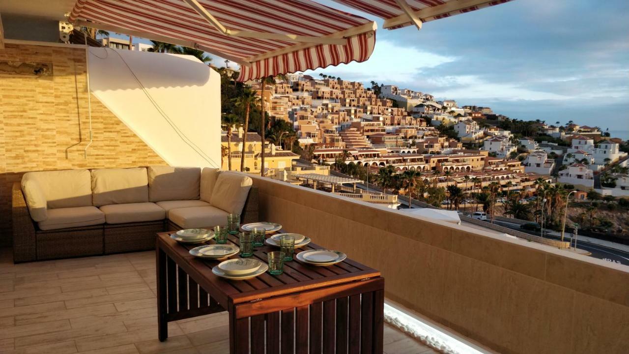 New Deluxe Stunned Seaview 2 Bed Apt Costa Adeje  Kültér fotó